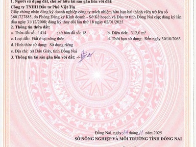 Lô góc biệt thự chuẩn hoa hậu không có lô thứ 2     tại khu đô thị the link city   khu dt dầu giây 1