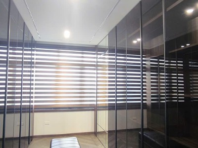 Rèm Cầu Vồng Hàn Quốc Tông Nâu Vân Gỗ   Giải Pháp Che Nắng Hiện Đại Cho Không Gian Sống 0