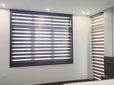 Rèm Cầu Vồng Hàn Quốc Tông Nâu Vân Gỗ   Giải Pháp Che Nắng Hiện Đại Cho Không Gian Sống 2