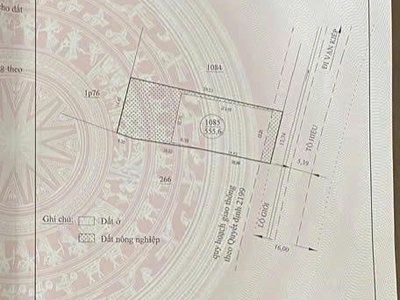Bán 555m2 đất có 13,7m mặt tiền đường tô hiệu phường 7 tp đà lạt 4