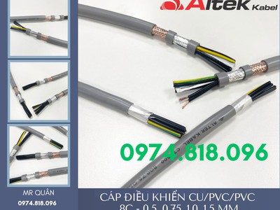 Tiêu điểm: Cáp tín hiệu điều khiển 8 lõi Rvv, Rvvp 0
