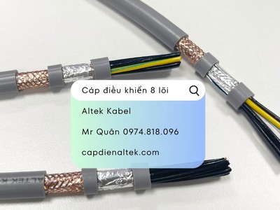 Tiêu điểm: Cáp tín hiệu điều khiển 8 lõi Rvv, Rvvp 3