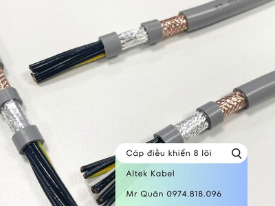Tiêu điểm: Cáp tín hiệu điều khiển 8 lõi Rvv, Rvvp 4
