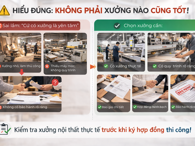 So Sánh Xưởng Nội Thất Và Công Ty Nội Thất: Giá, Chất Lượng   Bảo Hành 6