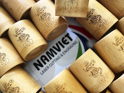 Ly tre khắc laser - món quà mộc mạc mà tinh tế 1