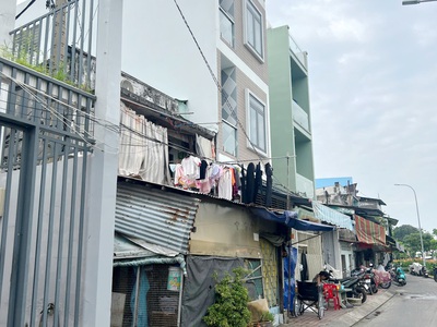 Nhà góc cấp 4 mặt tiền ụ cây p10 q8, giá 5 tỷ 3