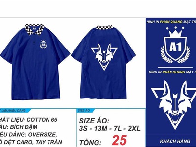 Áo lớp, áo đôi, áo nhóm, áo gia đình tại 40C lạch tray 3