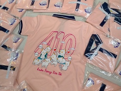 Áo lớp, áo đôi, áo nhóm, áo gia đình tại 40C lạch tray 5