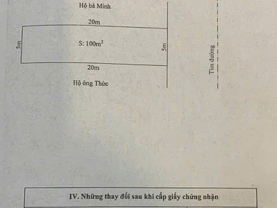 Đất mặt đường trung lực - 100m - ngang 5 - đối diện trường học - hướng đông 3
