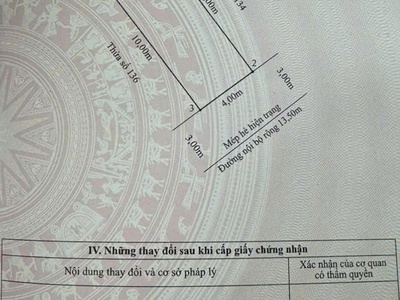 Đất lô 20 lê hồng phong - 40m - đường 13m - hướng đông nam - sau bigc 2