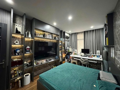 Bán nhà hoàng cầu, đống đa, dân xây, ô tô đỗ cửa, gần phố, 33m, 5 tầng, mt 4m, 12 tỷ 1