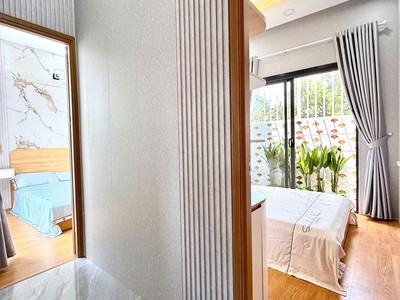 Bán nhà 2 tầng tặng full nội thất quận 12 - giáp gò vấp - sát cv pm quang trung -  ngang 5.8m - 2