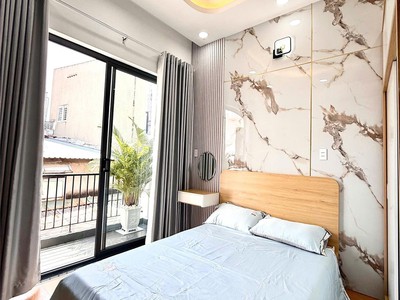 Bán nhà 2 tầng tặng full nội thất quận 12 - giáp gò vấp - sát cv pm quang trung -  ngang 5.8m - 3