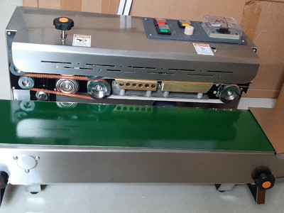 Máy hàn miệng túi bao bì liên tục FR900, máy ép túi nilong, máy hàn túi PA/PE, túi nhôm túi bạc 1