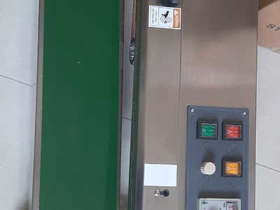 Máy hàn miệng túi bao bì liên tục FR900, máy ép túi nilong, máy hàn túi PA/PE, túi nhôm túi bạc 0