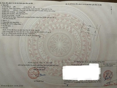 Chính chủ bán nhà 5 tầng ngõ Đồng Tâm, thôn Thuỵ Hương - Phú Cường, 144m2 full sổ đỏ, đường ô tô 5m 6