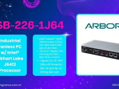 SB-226-1J64 Industrial Fanless PC hiệu suất ổn định cho môi trường công nghiệp 0