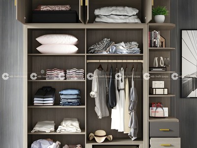 Bàn Làm Việc Gỗ MDF Kết Hợp Hộc Kéo Thông Minh 1