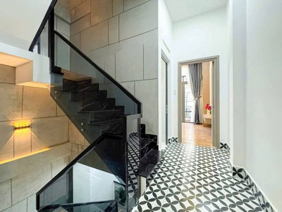 Nhà 3,5 tầng - full nội thất - mt hẻm 83 đào tông nguyên, nhà bè  giáp phú mỹ hưng  - giá chỉ 7,35 4