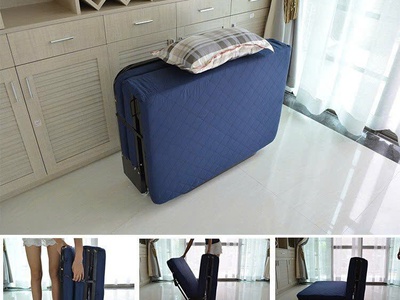 Giường gấp văn phòng có đệm gấp 3 shindai G365   Ngủ trưa cực êm, gấp gọn tiện lợi, quà tặng hấp dẫn 6