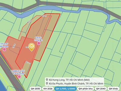 Đất mặt tiền - hưng long, đa phước, bình chánh 15000m  chỉ  70 tỷ, 4