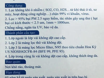 Đánh giá khẩu trang than hoạt tính Mayan PM2.5 BH9501: Hiệu suất lọc N95 vượt trội 2