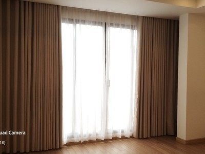 Rèm Cửa Hai Lớp Tông Nâu Sang Trọng   Giải Pháp Hoàn Hảo Cho Không Gian Phòng Khách Đẳng Cấp 0