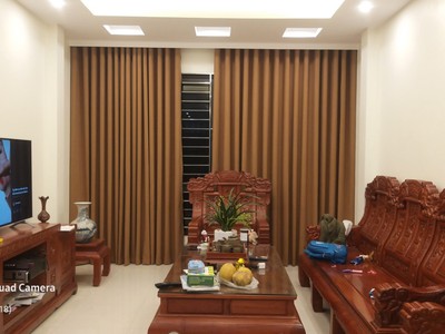 Rèm Cửa Hai Lớp Tông Nâu Sang Trọng   Giải Pháp Hoàn Hảo Cho Không Gian Phòng Khách Đẳng Cấp 3