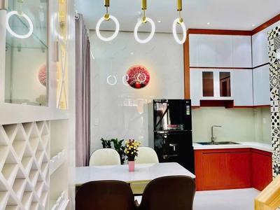 Hiếm  nhà mới đẹp thống nhất hẻm thông, ô tô nhỏ ngủ trong nhà - giá chỉ 4.x tỷ 2