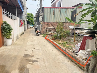 Bán 66m đất thôn phù trì, kim hoa, mê linh. full thổ cư, đường thông, ô tô ra vào 1