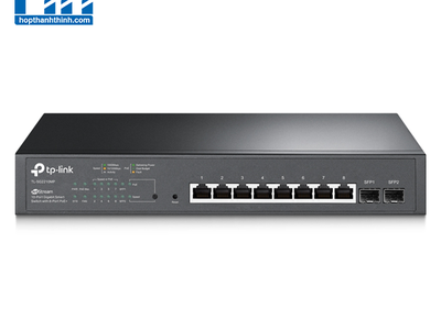 Switch TP-Link JetStream TL-SG2210P  Gigabit  1000Mbps / 10 Cổng/ 2 SFP/ Smart Switch/ 8 cổng PoE/ V 0