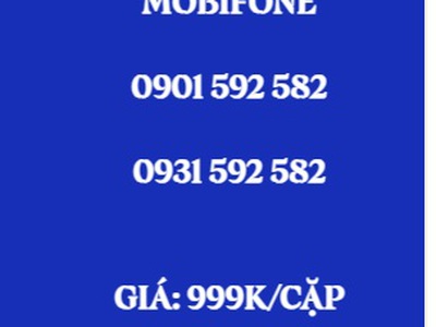 Cặp đôi trả trước mobifone - giá siêu rẻ 8