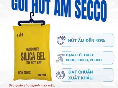 Túi Hút Ẩm Silicagel Dạng Treo 1000g - Dùng cho Container 0