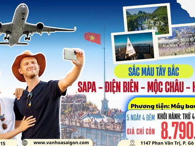 Sắc màu Tây Bắc: Sapa - Điện Biên - Mộc Châu - Hòa Bình 5N4D 0