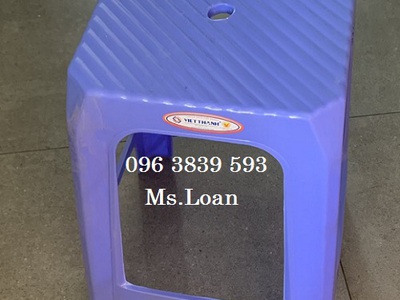 Ghế đẩu ngồi bàn cao, ghế nhựa cao sọc bền 7