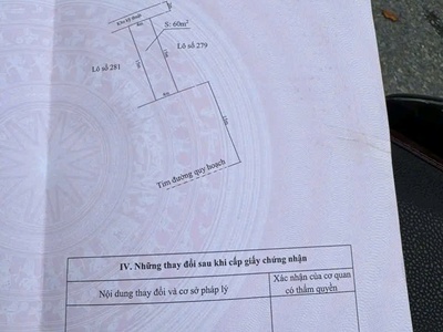 Bán đất tđc lô 9 mở rộng   đường 30m vỉa hè rộng   diện tích 60m    giá 109 triệu/m 3