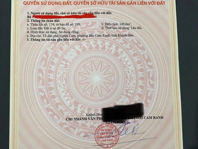 Đất đẹp   giá tốt   bán đất phân lô nhà nước sát biển vịnh cam ranh, gần sân bay cam ranh,khánh hòa 1