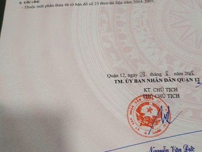 Nhà chính chủ sổ hồng riêng hẻm 5m xe hơi phường hiệp thành quận 12, hcm 3