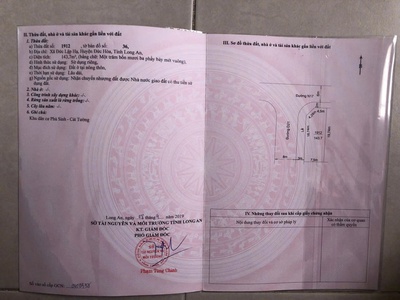 Chính chủ cần bán lô đất 2 mặt tiền đường có vị trí đẹp tại xã đức lập hạ - huyện đức hòa - long an. 4