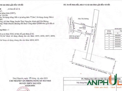 Cần bán lô đất tại phường thiên hương xã lâm động , tp...