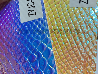Vải hologram giả da mua ở đâu - Altek pvc film 1