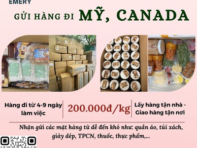 Gửi hàng đi USA, Canada - Emery Express 0