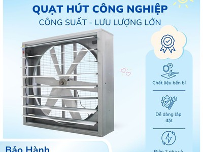 Quạt Hút Công Nghiệp Giải Pháp Thông Gió Hiệu Quả Cho Nhà Xưởng 0