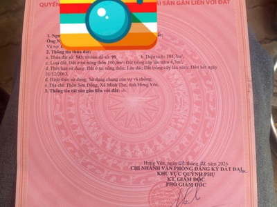 Bán đất sơn đồng quỳnh giao nay là xã minh thọ, hưng yên 4