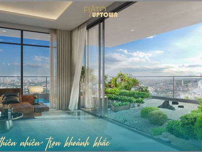 Bán gấp căn duplex fiato uptown chỉ 62 triệu/m2 sống đẳng cấp, sống xanh, ngay vành đai 2 thủ đức. 1