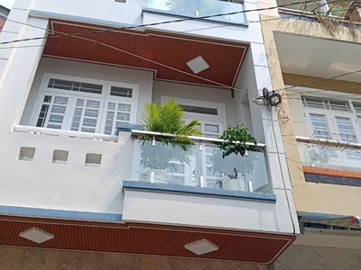 Siêu phẩm đ số 8 gần chợ 48m2 -4 tầng -hẻm 7m thông kinh doanh-giá 5 tỷ 4 2