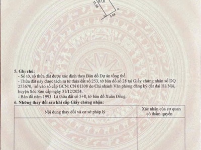 Cần bán lô đất vị trí cực tiêm năng , sát đường tỉnh lộ 418 ,dt - 87,8 m fun thổ cư giá nhỉnh 2 4