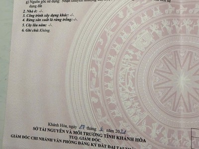 Đất đẹp - giá tốt - bán lô đất vị trí đẹp tại phường vĩnh thạnh, tp.nha trang, khánh hòa 0