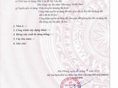 Bán lô đất ngõ 216 Cát Linh, Tràng Cát 67,5m2 giá chỉ 1 tỷ 620 triệu 3