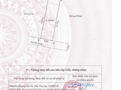 Bán lô đất ngõ 216 Cát Linh, Tràng Cát 67,5m2 giá chỉ 1 tỷ 620 triệu 2